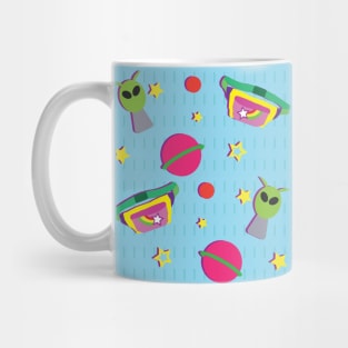 Retro Eighties Alien Fanny Pack with Rainbow Shooting Star Mug